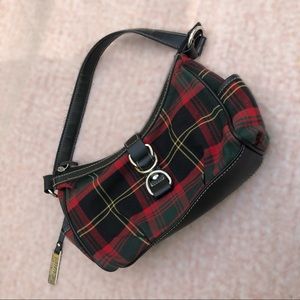 CHAPS PLAID MINI PURSE / Y2K + VINTAGE
